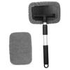 FOMIYES Extendable Car Window Cleaner Brush with Ergonomic Grip Head and Washable Microfiber Pads for Windshield Cleaning and Interior Detailing view 1