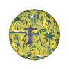 Brazilian Flag Toco Toucan Style Tire Cover Windproof and Spare Truck SUV Wheel Protection Cover 15in view 2