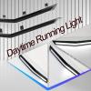 BINQIGOO 2Pcs Grille Lights LED Bar Front Switchback White&Amber LED Daytime Running Lights Compatible with Toyota Camry 2025 SE XSE LE XLE Amber Sequential Turn Signal Light Kit (clear) view 2