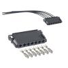 ROBAUN 1 Set 7 Pin 1-1355396-1 A2115450328 Car Cable Harness Plug Electrical Connector for W204 C200 Kompressor 2008(1 Set Female) view 2