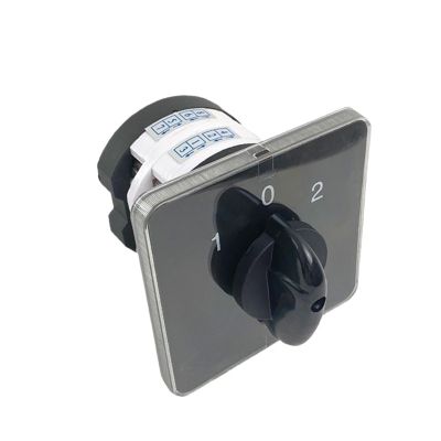 IMOUGOODS 50A Dual Power Transfer Switch YMZ12-50/2 Silver Contact Three Gear