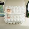 Cute Car Tissue Holder, Sun Visor Tissue Holder, Car Visor Napkin Holder, Car Backseat Tissue Case Tissue Holder with Zipper Pouch Napkin Box Decorative Paper Holder Container Cover view 4