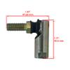 Caltric Tie Rod End Ball Joint Compatible with Cub Cadet 1002 1027 1030 1106 1136 1208 923-3000 723-3000 923-3018 x2 view 2