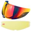 HJ31 Helmet Visor With Anti Fog Film,Tinted UV protection Motorcycle Helmet Face Shield Helmet Accessories For i10 and i70 (Revo Deep Red+Film) view 1