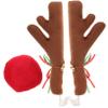 Anneome Reindeer Antlers for Cars Car Decor Christmas Decoration Unique Automotive Christmas Decor view 1