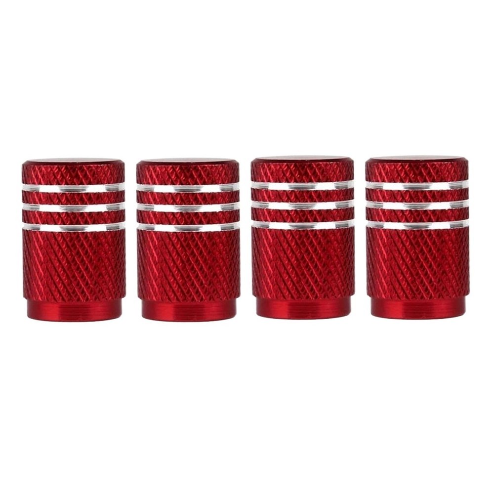 Lixiaoli 4Pcs/Lot Universal Alu-Alloy Tire Valve Caps for Car Truck Motorcycle Bicycle Valve Stem Cover Tire Accessories