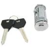 Wairau Ignition Lock Cylinder W/Key for Grand Cherokee 99-04,for Wrangler 98-06,for Cherokee 98-01,for Grand Cherokee 99-04,for Pacifica 04,for Charger 06-07,for Grand Voyager 98-00 Chrome SL1475 view 2