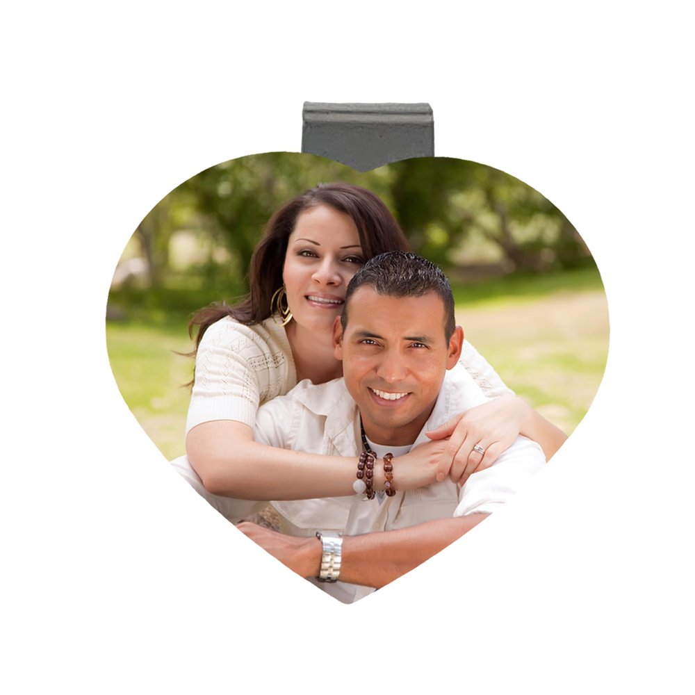 Personalized Car Visor Photo Clip (Heart Car Visor Picture Clip)