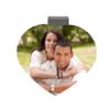 Personalized Car Visor Photo Clip (Heart Car Visor Picture Clip) view 1