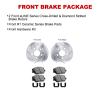R1 Concepts Front and Rear Brake Kit Fits 2005-2024 Nissan Frontier view 2