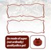 HiSport VS50080R Valve Cover Gasket Seal - Compatible with Buick Chevry Oldsmobile Pontiac Allure Century Electra Lacrosse Lesabre Lucerne Park Avenue Reatta Regal Riviera 1988-2009 3.3L 3.8L Engine view 3