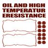 HiSport VS50080R Valve Cover Gasket Seal - Compatible with Buick Chevry Oldsmobile Pontiac Allure Century Electra Lacrosse Lesabre Lucerne Park Avenue Reatta Regal Riviera 1988-2009 3.3L 3.8L Engine view 4