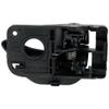 Garage-Pro Interior Door Handle Compatible with 2010-2013 Kia Soul Textured Black, Plastic, (=REAR) Front, Driver Side view 4