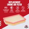 Engine Air Filter Replacement by AA Ignition - Fits Chevrolet and GMC Vehicles with 6.6L Diesel Engine - 2020-2021 Silverado 2500 HD, 3500 HD, Sierra 2500 HD, 3500 HD - Replaces A3248C, 84554703 view 2