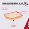 Engine Air Filter Replacement by AA Ignition - Fits Chevrolet and GMC Vehicles with 6.6L Diesel Engine - 2020-2021 Silverado 2500 HD, 3500 HD, Sierra 2500 HD, 3500 HD - Replaces A3248C, 84554703 view 3