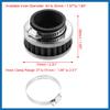 A ABSOPRO Universal 40-42mm Air Filter Cleaner Round Tapered Replacement for Motorcycle Silver Tone Item Replacement view 4