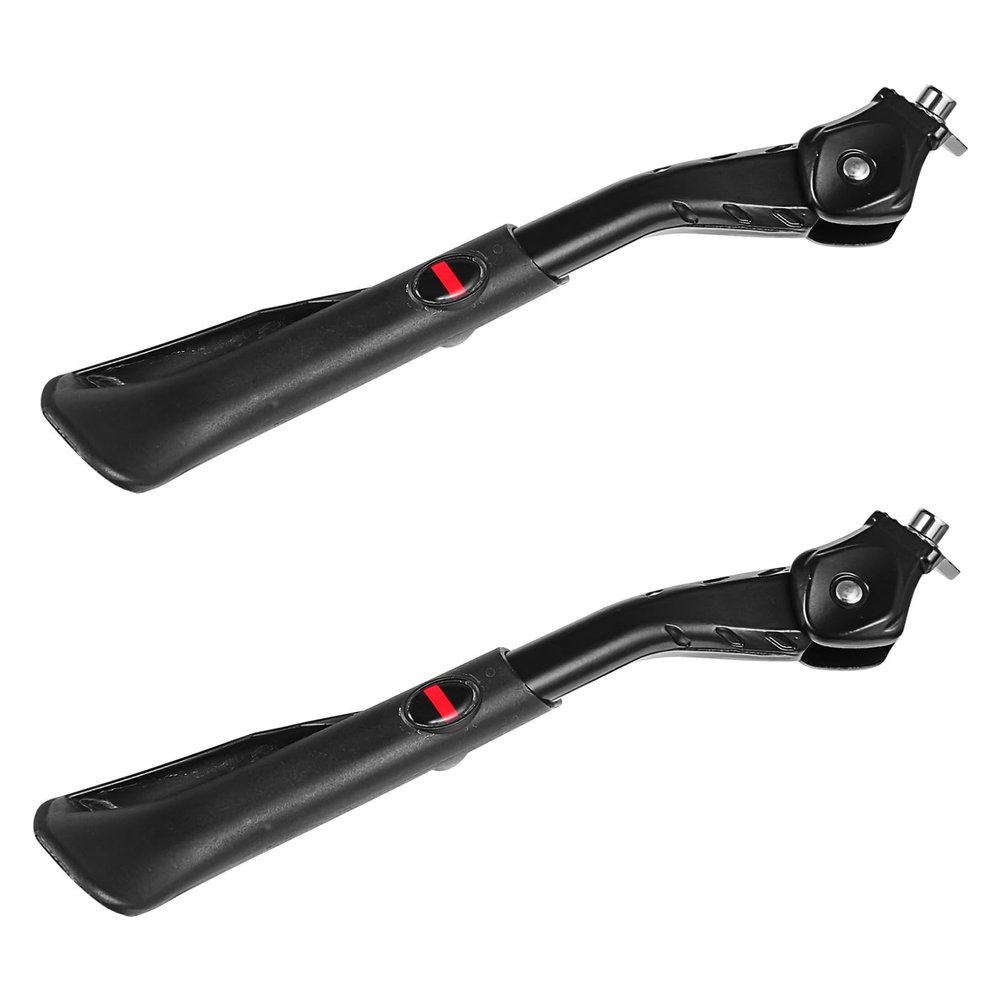 NULYLU Middle Bike Kickstand Aluminum Alloy Foot Brace Fit Bikes Adjustable Easy Install