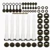 Gas Can Spout Replacement Set, Gas Can Nozzle Old Style Easy to Install, Flexible Pour Nozzle Suitable for Most 1/2/5/10 Gallon Oil Cans (6 Kit-White) view 1