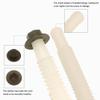 Gas Can Spout Replacement Set, Gas Can Nozzle Old Style Easy to Install, Flexible Pour Nozzle Suitable for Most 1/2/5/10 Gallon Oil Cans (6 Kit-White) view 3