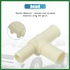 Motoforti 2Pcs Heater Water Pipe for Toyota RAV4 2006 2007 2008 2009 Heater Hose Tee Heater Pipe T-Connector Replace 87248-20380 8724820380 Long-lasting view 4