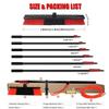 Telescopic Hydrocleaner Telescopic Brush with Telescopic Rod, Outdoor Window Washing Pole, Water Fed Cleaning System w/ 3.6-10.8m Hose, for Roof, Window, Car, Caravan,5.4m view 3