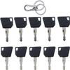 10 Ignition Keys 701/14657 For Bomag Dynapac Hamm JCB NH Terex Vibromax 14657 view 1