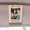 Drive Safe Handsome I Need You Here With Me Visor Clip, Custom Photo You & Me We Got This Couple Gift Picture Frame Gifts for Husband, Boyfriend, Photo Car Visor Clip for Him on Birthday, Anniversary view 2