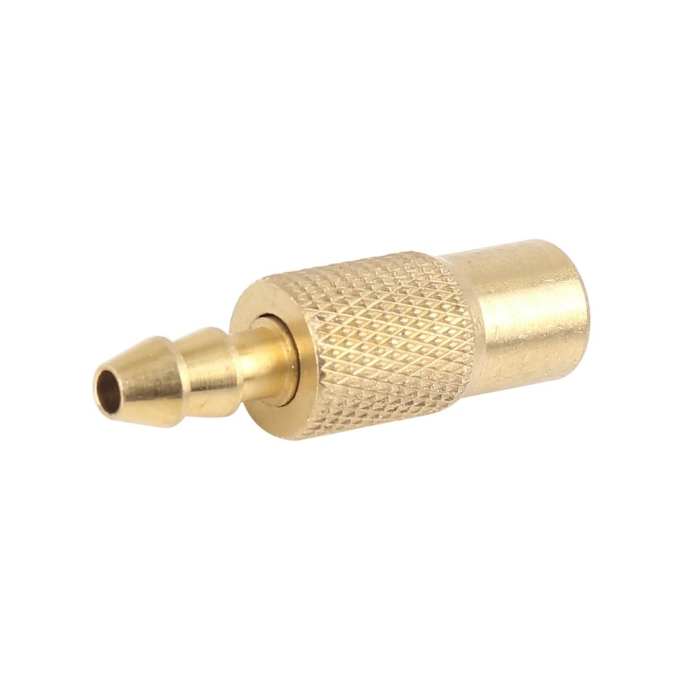 HOPESPANNER 6.5mm Air Chuck Adapter Tire Inflator Tire Chuck Compressor Pump Accessories Gold Tone for Vehicle Vehicle Components
