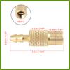 HOPESPANNER 6.5mm Air Chuck Adapter Tire Inflator Tire Chuck Compressor Pump Accessories Gold Tone for Vehicle Vehicle Components view 2
