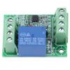 DC12V Relay, Single Channel Bistable Circuit Trigger Switch Relay Control Module with Screw Terminals, Easy Wiring and Usage for 12V DC Power Supply, Not for Cars view 3