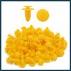 TUCKBOLD 100pcs Yellow Door Bumper Plastic Trim Panel Rivets Clips 9mm for Truck Automotive Parts view 4