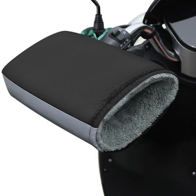 ITODA Motorcycle Handlebar Muffs Bike Cycling Windproof Waterproof Gloves Snowmobile Motorbike Mittens with Reflective Stripe