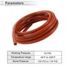 RATCHROLL 1 Pcs Silicone Vacuum Tubing Hose High Temperature 6.6Ft 3/16" 5mm ID 3.5mm Thickness Automotive Vacuum Line 130PSI Max Pressure Red view 4