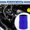 X AUTOHAUX Straight Coupler Silicone Hose with Clamps 2.24"-2.48" ID 3.94" Length 0 Car Silicone Hose Coolant Hose 4-Ply 5mm Thick Air Intake/Turbo/Intercooler Piping Tube Black Blue 1 Set view 2