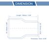 X AUTOHAUX Straight Coupler Silicone Hose with Clamps 2.24"-2.48" ID 3.94" Length 0 Car Silicone Hose Coolant Hose 4-Ply 5mm Thick Air Intake/Turbo/Intercooler Piping Tube Black Blue 1 Set view 3