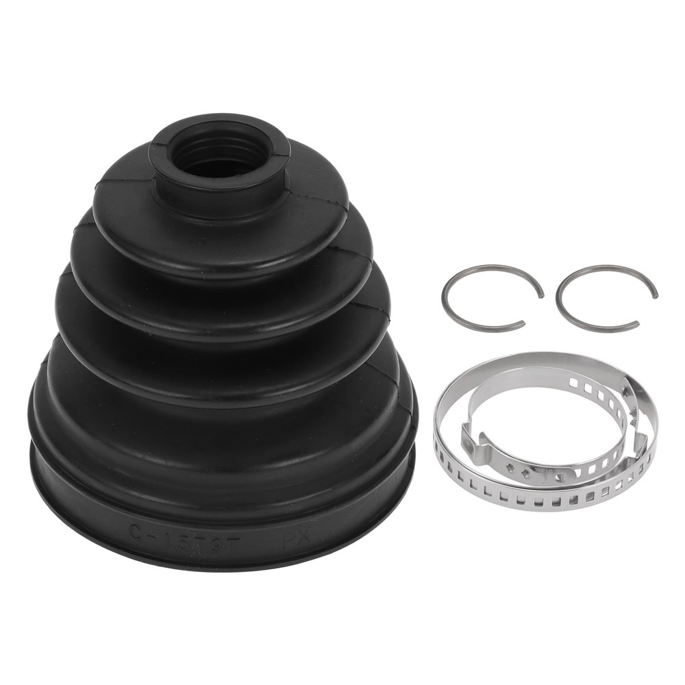 HEROFFIX 1 Set CV Joint Boot Kit for BMW X1 2016-2023 for BMW X2 2018-2023 Inner Constant Velocity Joint Boot W/Clamps No.31608618545 Black Rubber