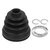 HEROFFIX 1 Set CV Joint Boot Kit for BMW X1 2016-2023 for BMW X2 2018-2023 Inner Constant Velocity Joint Boot W/Clamps No.31608618545 Black Rubber view 1