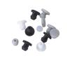 XVBILM Silicone Rubber Conical Snap-on Hole Plug Blanking End T-type Plug Caps Seal Stopper 2.5mm-50.6mm(Grey,7mm(5Pcs)) view 2