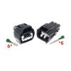 ROBAUN 1 Set 6 Pin 7282-7062-30 7283-7062-30 MG641107-5 MG651104-5 Waterproof Car Taillight Cable Socket 90980-11034(Female 20cm Wires) view 3