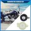 VekAuto 3LD-14958-00-00 / Front/Carburetor Diaphragm Cover for Yamaha Road Star 1600 1700 XV1600 / Carburetor Repair Kit/Plastic Metal / 1 Set/Black Beige Auto Accessories view 3