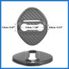 VekAuto 4pcs Car Door Lock Latches Cover Protector for Toyota Highlander Carola Camry RAV4 Reiz with Adhesive Backing Stainless Steel Door Lock Cover Carbon Fiber Pattern Auto Accessories view 3