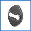 VekAuto 4pcs Car Door Lock Latches Cover Protector for Toyota Highlander Carola Camry RAV4 Reiz with Adhesive Backing Stainless Steel Door Lock Cover Carbon Fiber Pattern Auto Accessories view 4