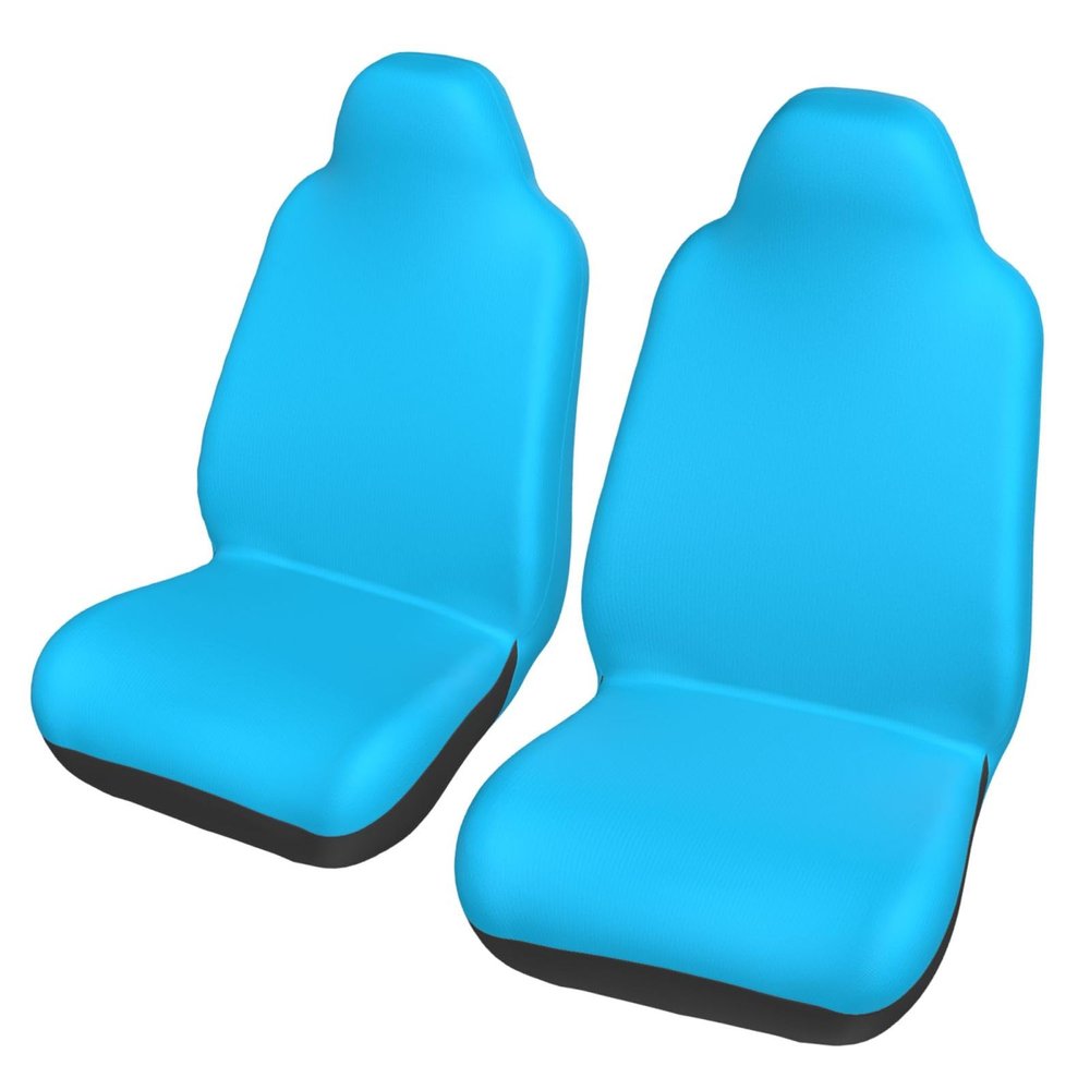 WZYCWBCar Seat Protectors, Car Seat Covers (2 Pack), Protect Sedan, SUV, Truck, Van, Bus, Ferry Seats Cleaning Solid Color Light Blue Pattern
