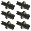 Minho Motorcycle Clutch Brake Cable Adjuster in Carbon Steel Material,8 MM Universal Nut Bolt Fitting for Motorcyle Scooter Mopeds ATV UTV Go Kart 6pcs view 1