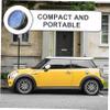 CHILDWEET Car Clock Small Clock Vehicle Mini Metal Digital Car Interior Decoration Auto Quartz Watch view 4