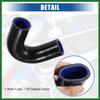Motoforti 38mm 1.50" ID 135 Degree Elbow Silicone Reducer Hose Pipe Bend Turbo Water Intercooler Black Long-lasting view 4