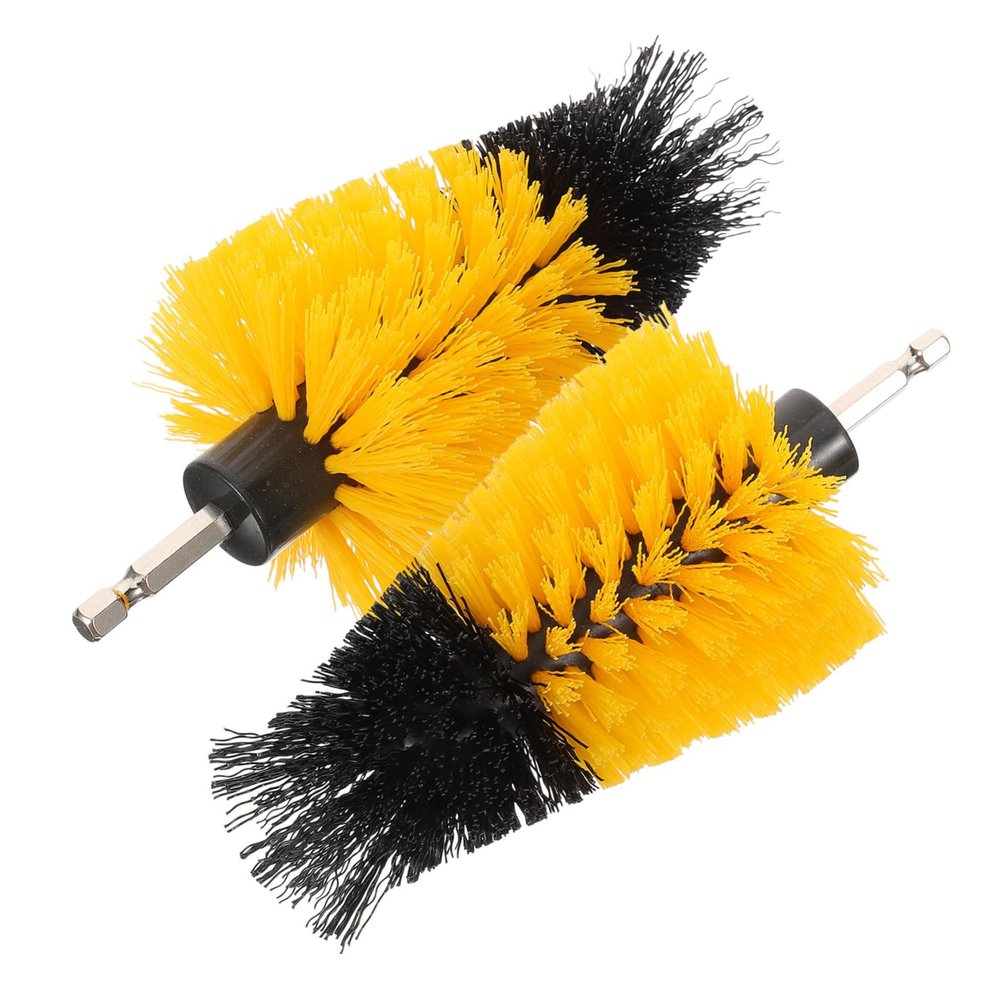 NOLITOY 2pcs Drill Brush Scrub Brush for Drill Attachment Tool Unique Design for