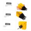 NOLITOY 2pcs Drill Brush Scrub Brush for Drill Attachment Tool Unique Design for view 4