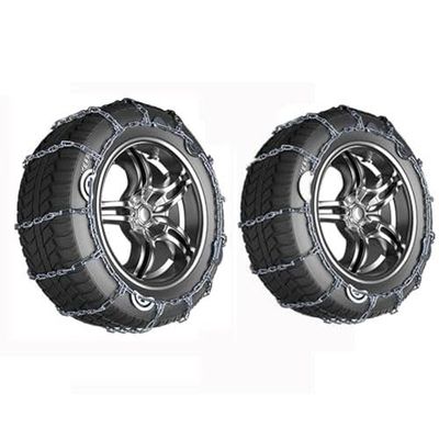 fightingya 2pcs Car Tires Car Tire Chains, Snow Chains for Cars, Snow Chains, Car Snow Chain, Road Tire Snow Chain 5.60-15 2pc 195/45R15
