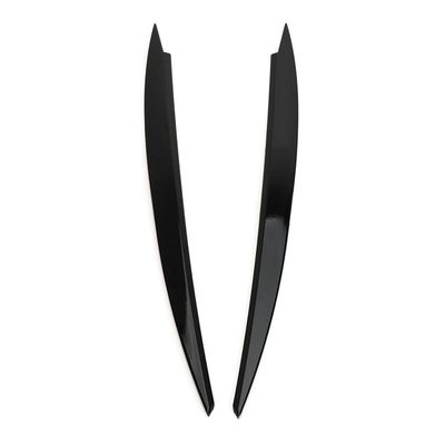 CLQWIAS Front Headlight Eyelid Eyebrow Cover Trim Black Mk7 GTD ABS for VW for GTI 2013-2018 for Golf 2013-2018 for Golf R 2013 2015-2018 FHEECTBFVGRGG